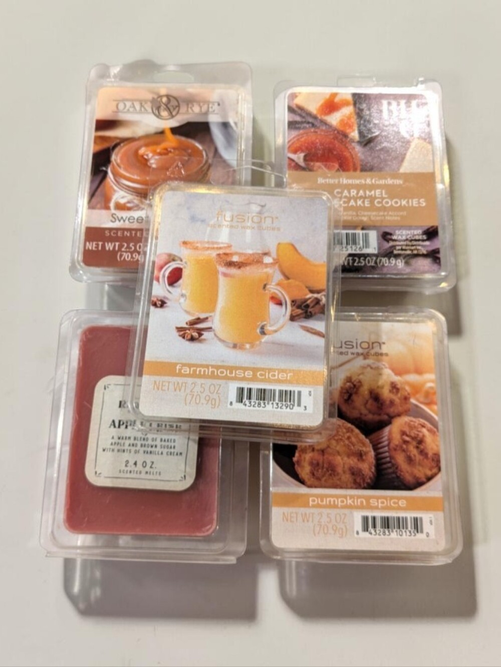 Fall Bakery Scented Wax Melt Bundle Lot - 5 Packs